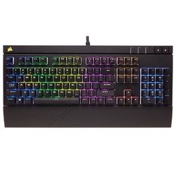 CORSAIR 美商海盗船 STRAFE 惩戒者 K68 RGB机械键盘 Cherry静音红轴