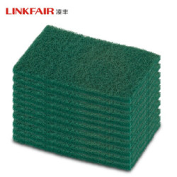 凌丰(LINKFAIR) 吸水去污百洁布5片装 加大加厚