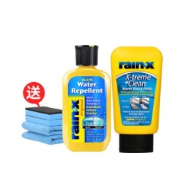 Rain-X 去油膜驱水套装 防雨剂103ml+油膜乳148ml *3件 +凑单品