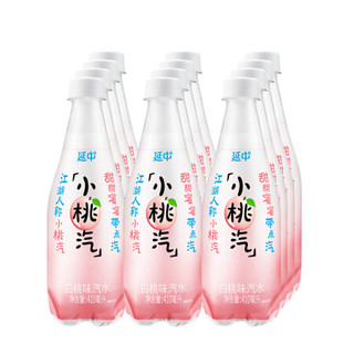 延中 小桃气 白桃味汽水 饮料 410ml*12瓶 整箱 *3件