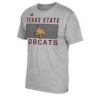 阿迪达斯 NCAA 男士大图案短袖 T 恤衫