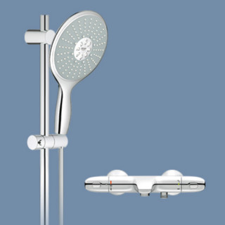 GROHE 高仪 27675000+34155003 恒温冷触花洒套装 （带下出水）