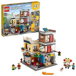 LEGO 乐高 创意百变3合1 31097 宠物店和咖啡厅排楼