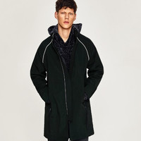 URBAN REVIVO MV01S1DN2000 男士中长款风衣外套