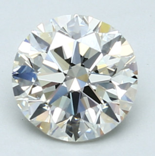 Blue Nile 1.50克拉 圆形切割钻石（切工EX，成色K，净度VVS2）