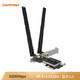 COMFAST AX200千兆英特尔电竞游戏双频5G台式内置PCI-E无线网卡wifi6代+蓝牙5.0CNIV+wifi接收器