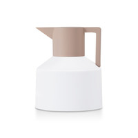 1日0点：尖叫设计Normann Copenhagen几何系列GEO保温水壶简约北欧家用热水壶大容量保温水瓶 GEO水壶-白色