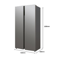 Electrolux/伊莱克斯 ESE5208TG变频风冷无霜对开双门家用电冰箱