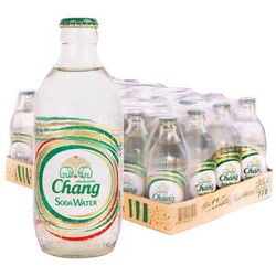 泰国原装进口 大象（Chang）苏打水 325ml*24瓶 象牌苏打水气泡水整箱 *2件 +凑单品