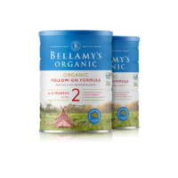 移动端：2罐装|贝拉米 BELLAMY'S 有机婴幼儿奶粉2段 900克 （6-12个月） *2件
