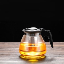 龙新堂 玻璃茶壶 功夫泡茶壶 大号 1000ml