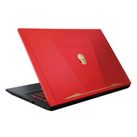 未来人类T7人族红17.3英寸窄边框电竞屏创意设计轻薄游戏笔记本(9代i7-9750H 512G SSD+1T GTX1660Ti 72% NTSC高色域 )