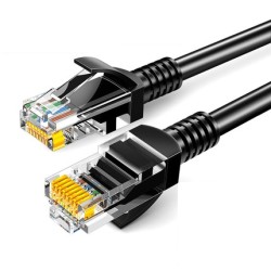 山泽 高速网线 0.5m 黑色 送micro-USB 数据线 1m