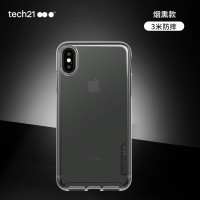 tech21手机壳正品苹果新机iPhone Xs Max防摔轻薄保护套男6.5英寸透明外壳硬壳情侣5.8寸蓝色气泡网红潮壳
