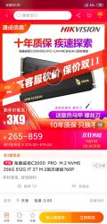 海康威视c2000Pro(紫光)512G