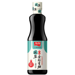 加加 减盐金标生抽 特级减盐酱油 凉拌炒菜调味佳品 500ML