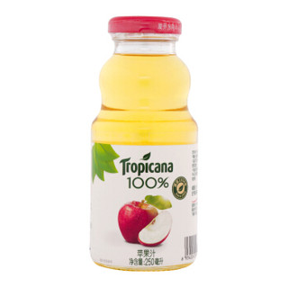 限华南：Tropicana 纯果乐 100%苹果汁 250ml*24瓶