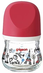 Pigeon 贝亲  my Precious 巴黎图案风格  婴儿奶瓶  80ml