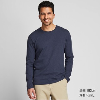 UNIQLO 优衣库 418696 男士圆领长袖T恤