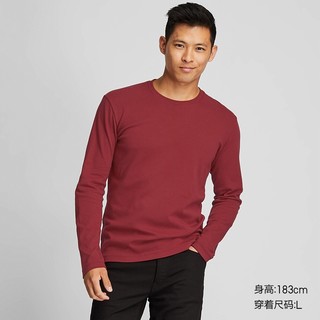 UNIQLO 优衣库 418696 男士圆领长袖T恤