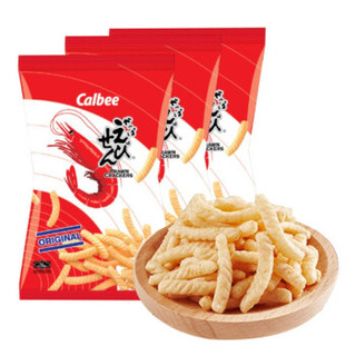 Calbee 卡乐比 河童虾条90g*3包