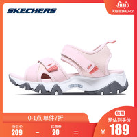 Skechers斯凯奇女新款厚底增高熊猫鞋 休闲凉鞋66666188