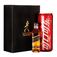 JOHNNIE WALKER 尊尼获加 黑牌体验套装（黑牌50ml+碳酸饮料330ml）