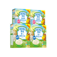 4盒装 HEINZ 亨氏 婴儿原味+铁锌钙基础营养米粉400克超值*4