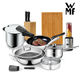 WMF 福腾宝 高压锅炒锅刀具厨具组合 11件套 +凑单品