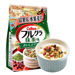 Calbee 卡乐比 营养早餐燕麦片抹茶风味 600g *3件