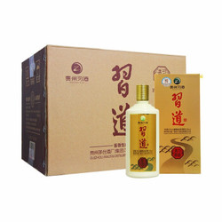 茅台集团 贵州习酒 习道清韵 53度酱香型白酒 500ml*6瓶 整箱装