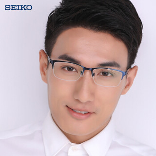 SEIKO 精工 HC1020 男士商务眼镜框 纯钛 β钛眼镜架