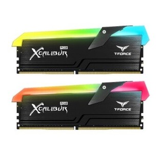 十铨（Team）DDR4 3600 16G（8G*2）台式机内存条 王者之剑系列 RGB灯条