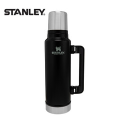 Stanley 史丹利 经典系列 不锈钢真空时尚大容量保温壶 1.4升 黑色