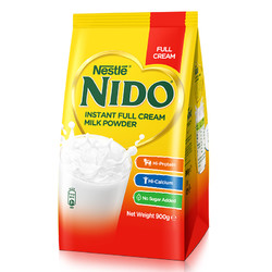 Nestlé 雀巢 荷兰原装进口Nido全脂奶粉 900克/袋