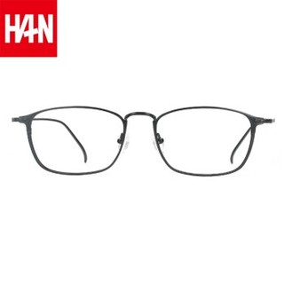  HAN J81867 纯钛光学眼镜架+依视路 钻晶A4 1.56非球面镜片