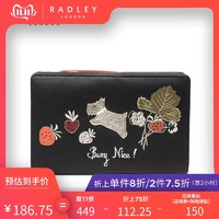 Radley英国女包2019新款时尚ins百搭牛皮中号顶部拉链钱包15205