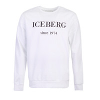 ICEBERG 冰山 IB19FA03 男士白色棉圆领卫衣 白色 M