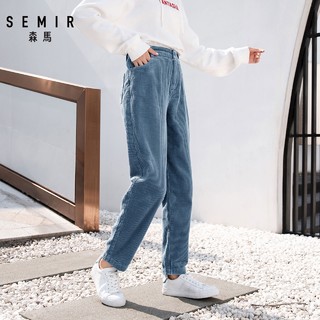 Semir 森马 19079270305 女士灯芯绒休闲裤