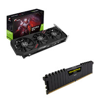 COLORFUL 七彩虹 iGame GeForce GTX1660 Ultra 6G 游戏显卡+海盗船 DDR4 3000 台式内存条