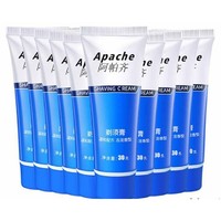 Apache阿帕齐刮胡膏30g*10支古龙香型男士手动剃须膏