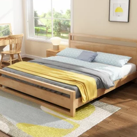 恒兴达 北欧全实木双人床 1.8*2m（框架结构）