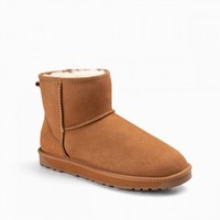 OZWEAR UGG 澳大利亚美利奴羊皮毛一体男士经典款短筒防泼水雪地靴