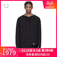 FRED PERRY.RAF SIMONS男装卫衣秋季时尚麦穗连帽休闲简约M4106 双11爆款