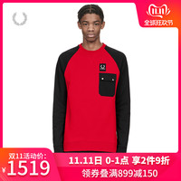 FRED PERRY.RAF SIMONS男装新款卫衣秋季时尚麦穗潮流长袖M4111MB 双11爆款