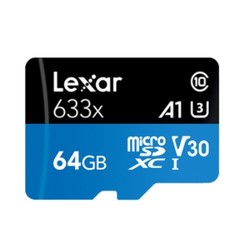 Lexar 雷克沙 633x MicroSD存储卡 64GB