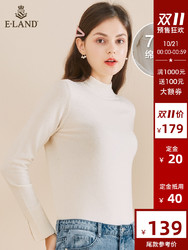 预售EEKW84T52A ELAND秋冬清新糖果色弹力柔软针织羊毛衫女
