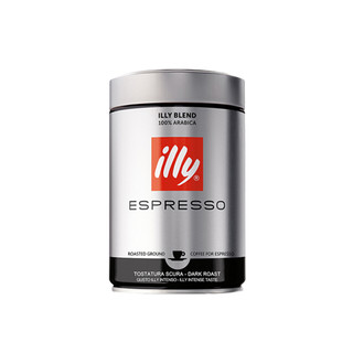 11日爆款直降：illy 意利 深度烘焙 浓缩咖啡粉 纪念款ok罐 250g