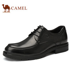 CAMEL 骆驼 英伦复古舒适正装皮鞋男 A932102500 黑色  41