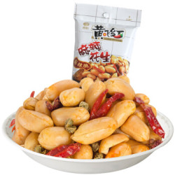 黄飞红 麻辣花生坚果零食小吃迷你包42g*16袋 花生米 下酒零食 坚果炒货 *3件